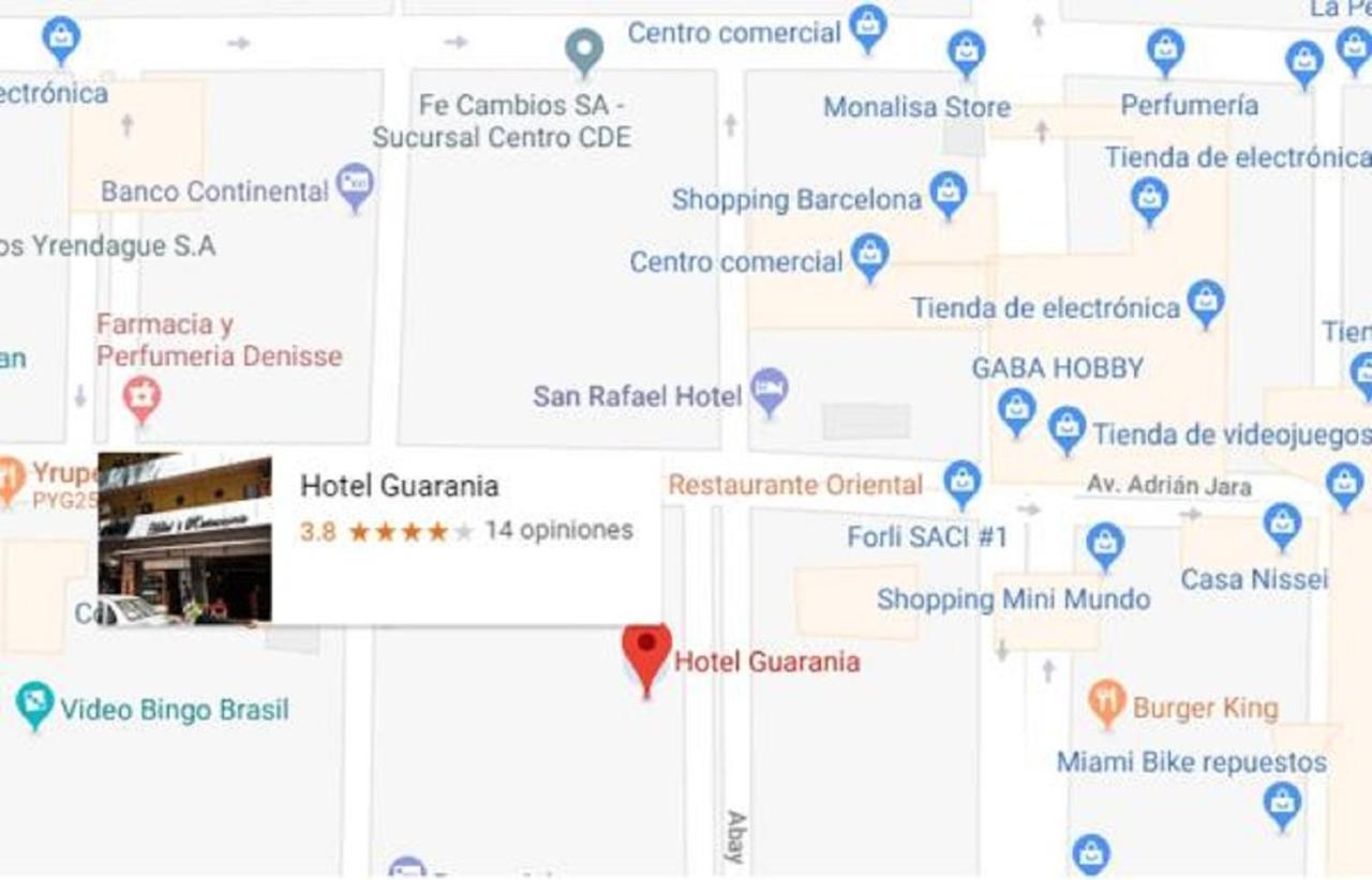 Hotel & Restaurante Guarania Σιουδάδ Ντελ Έστε Εξωτερικό φωτογραφία